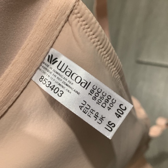 Wacoal Back Appeal Front Closure Bra -853403 Nude/Beige size 40C - Picture 6 of 9